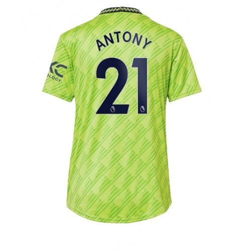 Dres Manchester United Antony #21 Rezervni za Žensko 2022-23 Kratak Rukav
